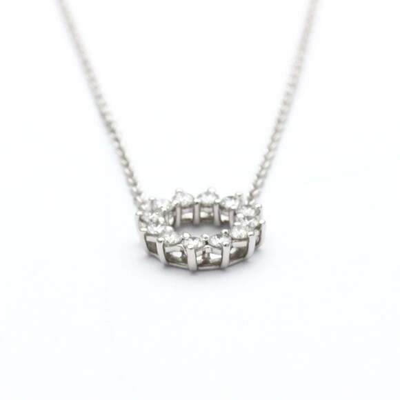 TIFFANY Authentic Silver Diamond Necklace - Picture 9 of 13